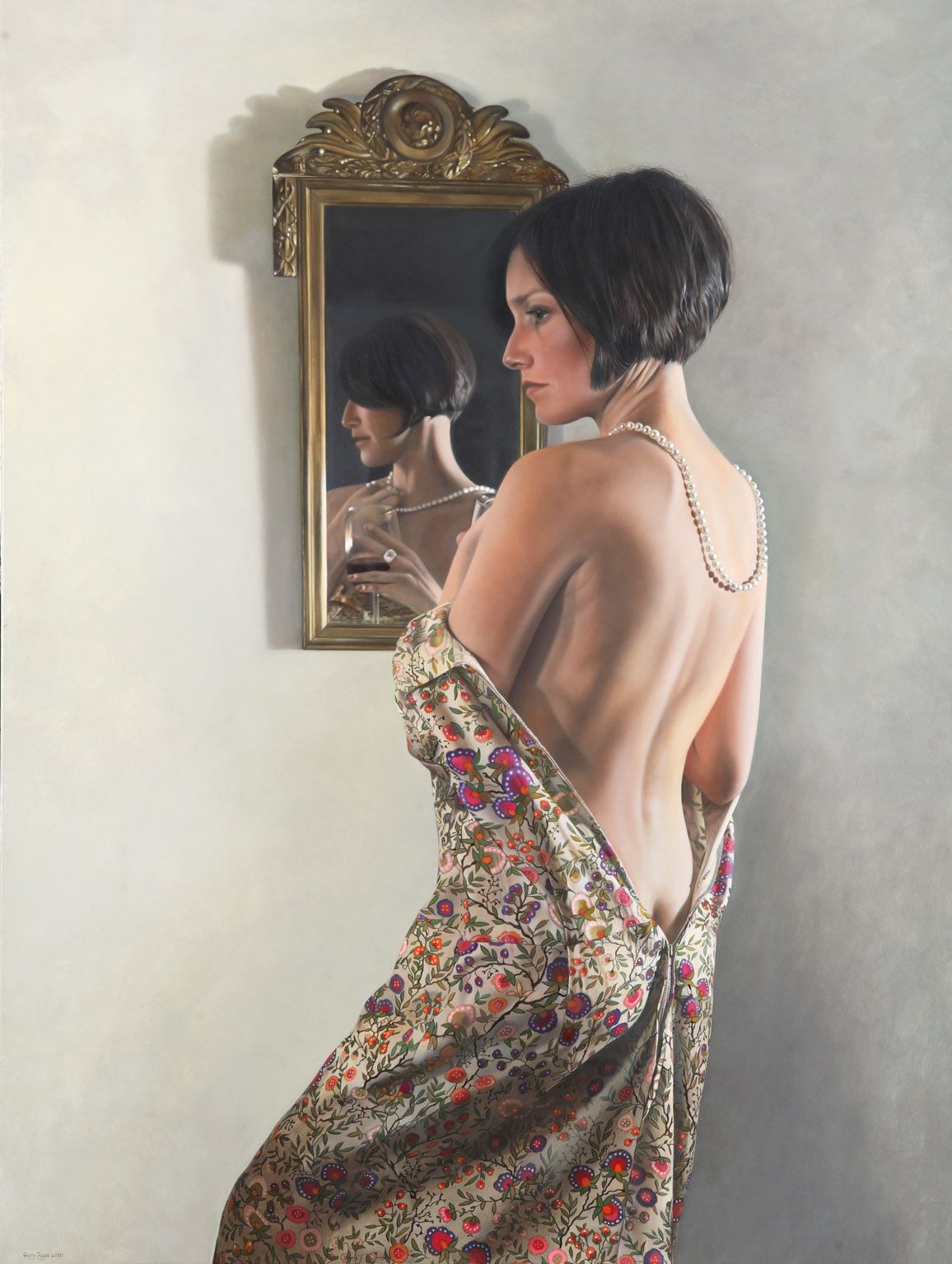 A Moment to Reflect, 2010 – Oil on Canvas, 98 x 126 cm – Ginny Page